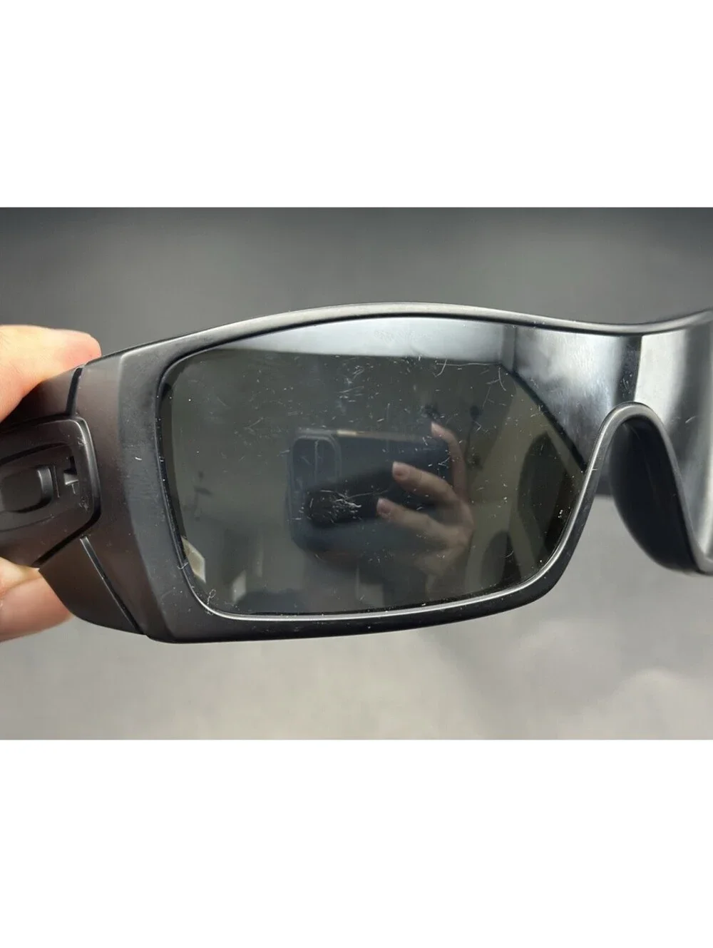Oakley Batwolf Matte Black Ink/Black Iridium Polarized Lenses